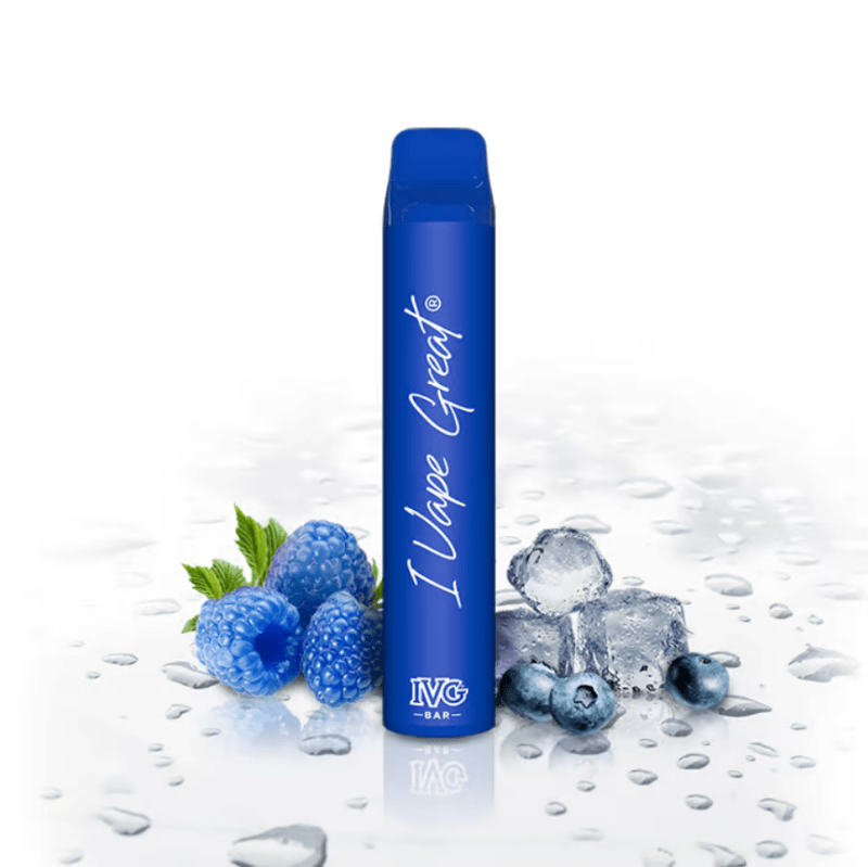 IVG Max Bar 3000 Blue Raspberry Ice (Vape Desechable/3000puffs
