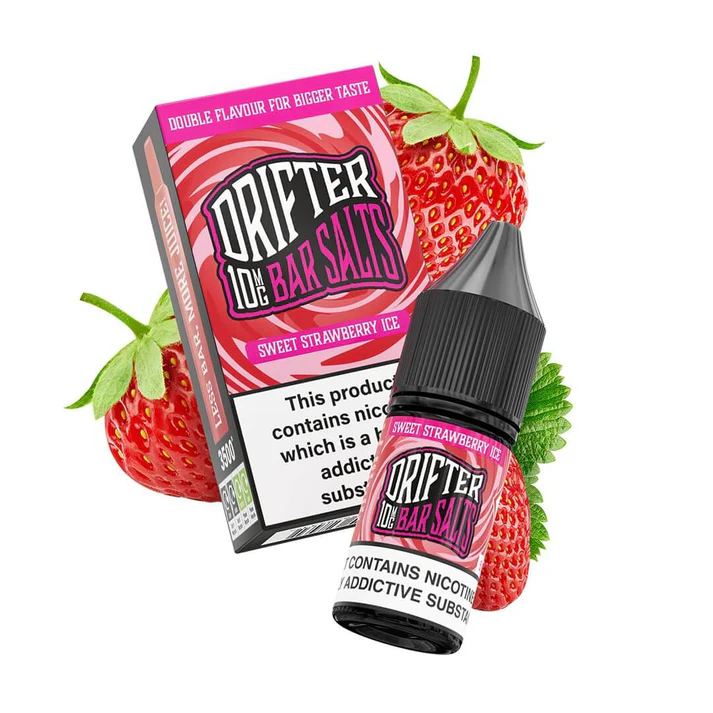 Drifter Bar Salts - Sweet Strawberry Ice 10ml (Sales de Nicotina)