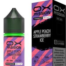 Ox Passion - Apple Peach Strawberry Ice 30ml (Sales de Nicotina)