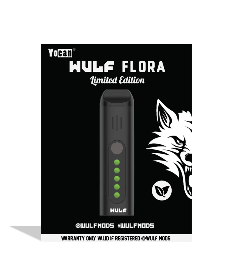 Wulf Flora - Vaporizador Herbal (Black) - Imagen 2