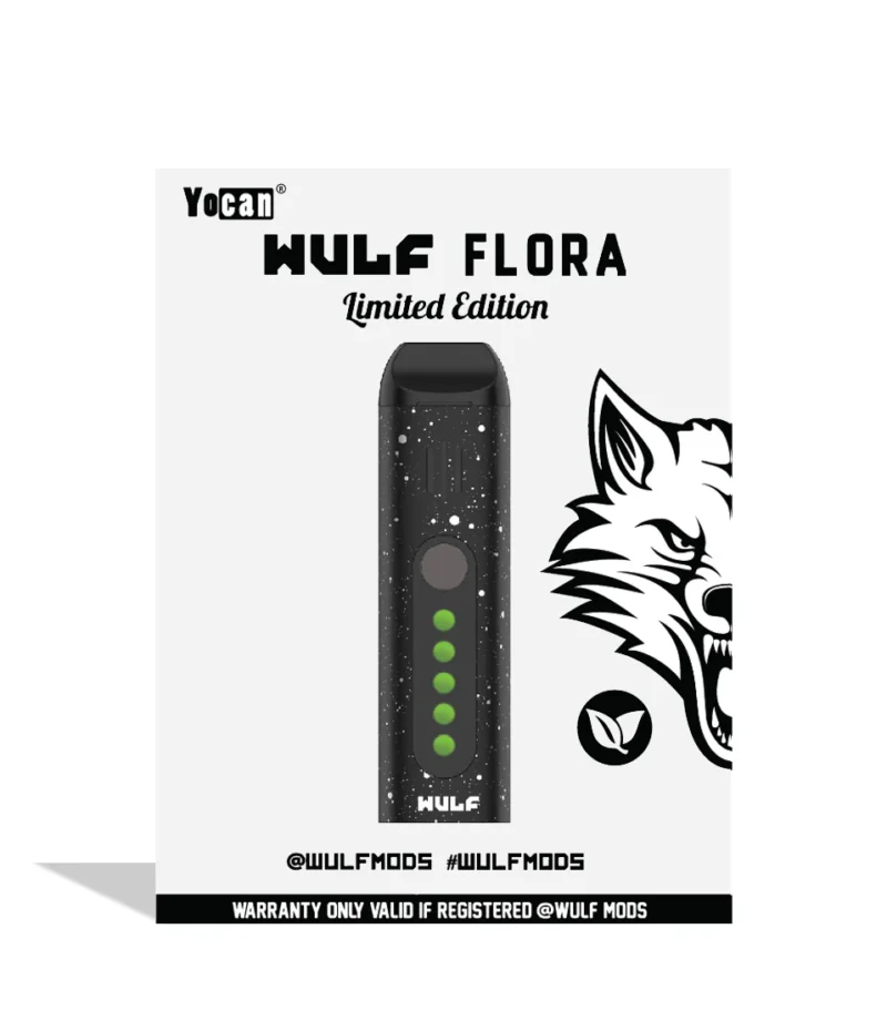 Wulf Flora - Vaporizador Herbal (Black White Spatter) - Imagen 2