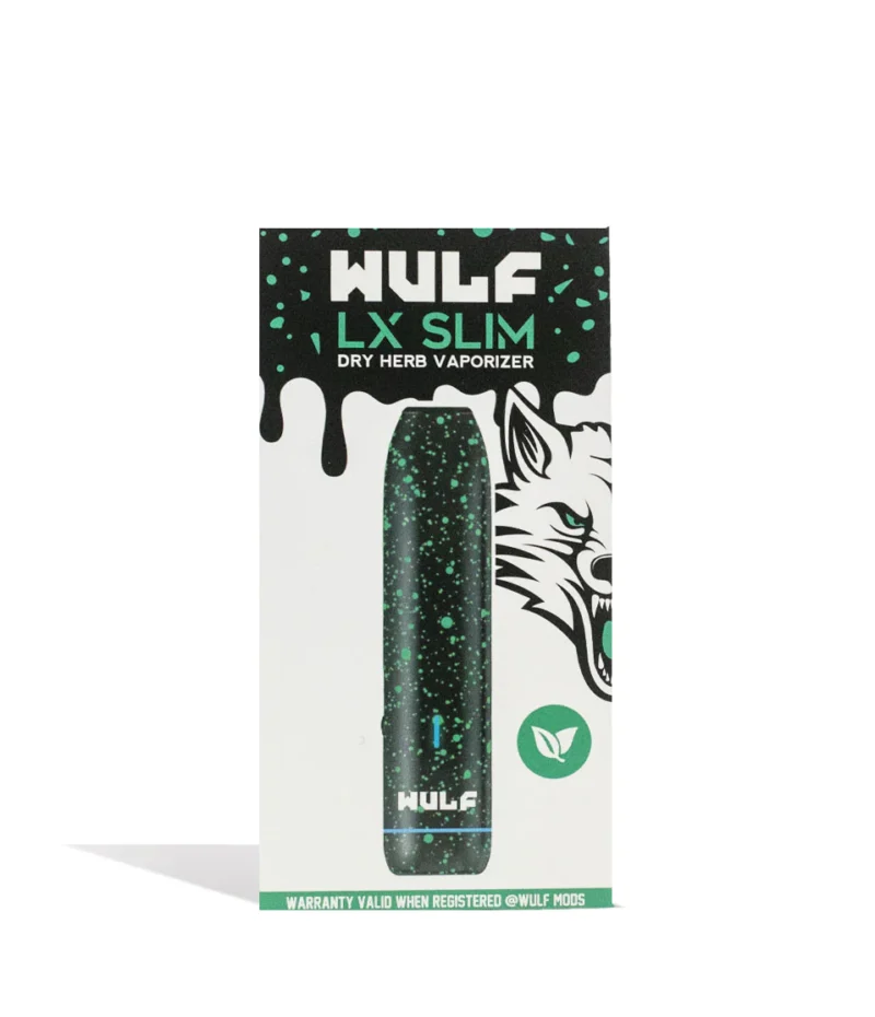 Wulf Lx Slim - Vaporizador Herbal (Black Green Spatter) - Imagen 2