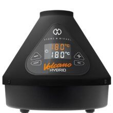 Vaporizador herbal marca Storz & Bickel Volcano Hybrid ONYX EDITION vista frontal