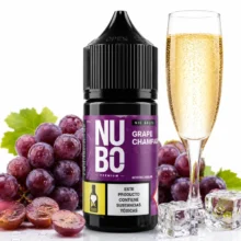 Sales de nicotina marca Nubo de 30ml sabor a uva con champaña