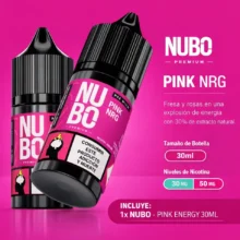 Sales de nicotina marca Nubo de 30ml sabor a fresa con rosas