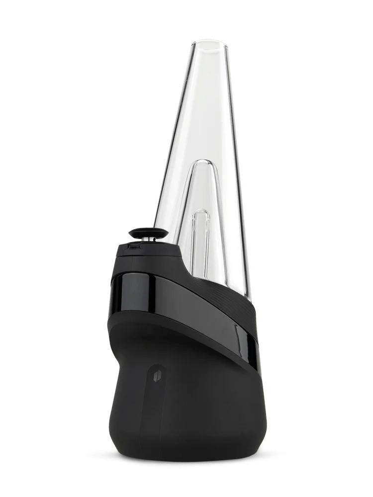 Vaporizador de extractos puffco peak vista frontal izquierda color onyx