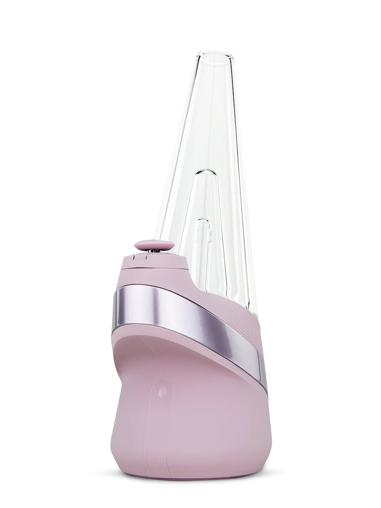 Vaporizador de extractos puffco peak vista frontal izquierda color bliss