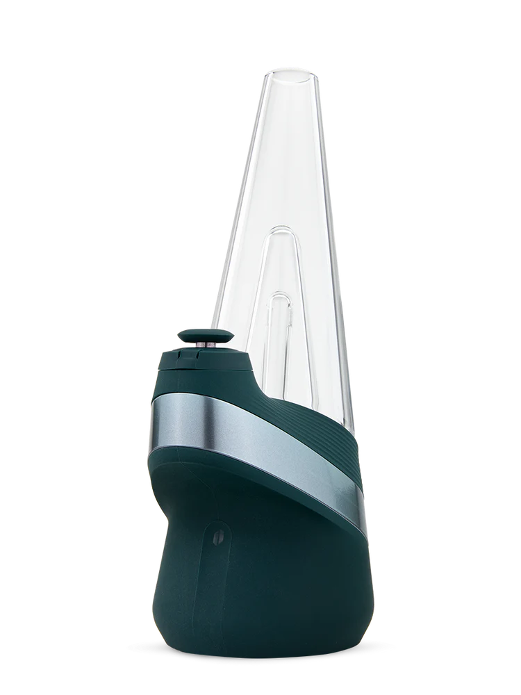 Vaporizador de extractos puffco peak vista frontal izquierda color pine