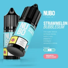Sales de nicotina marca Nubo de 30ml sabor a chicle de fresa con melon