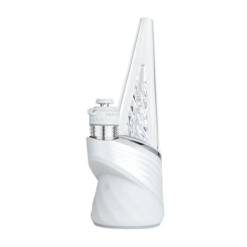 Vaporizador extracciones marca Puffco Peak Pro 3DXL vista frontal izquierda color perla